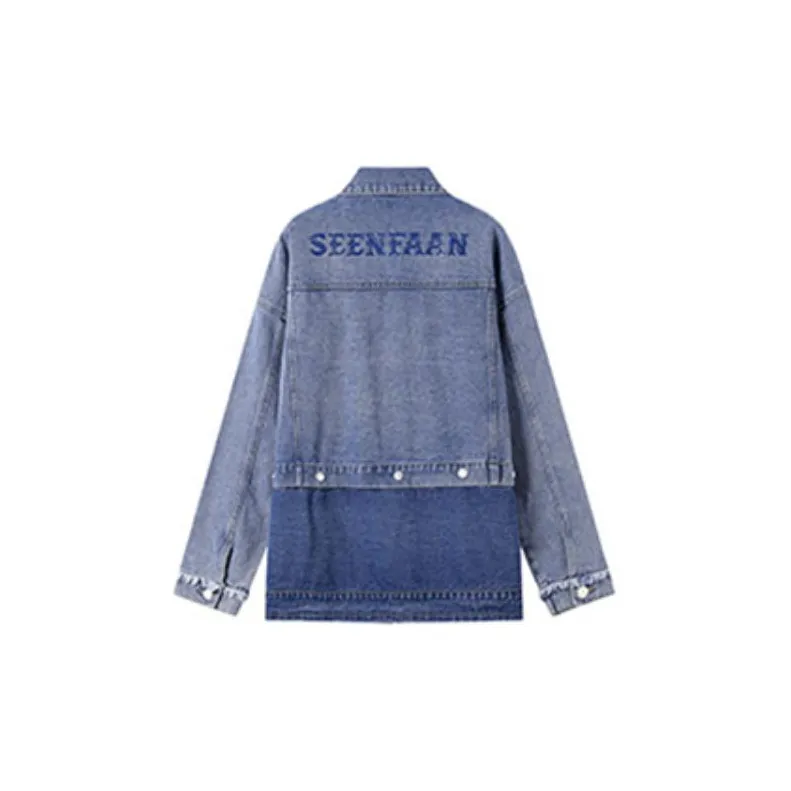 SEENFAAN FW22 Denim Jacket Women's-1
