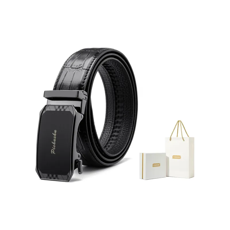 PISHUSHU Leather Belts Unisex-9