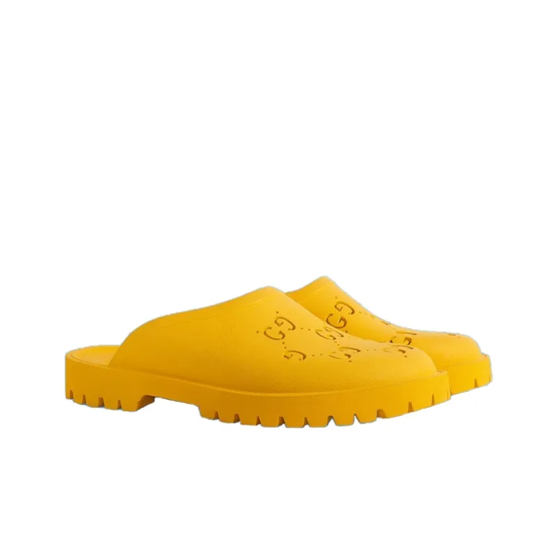 GUCCI Slip On Sandal 'Yellow'-1