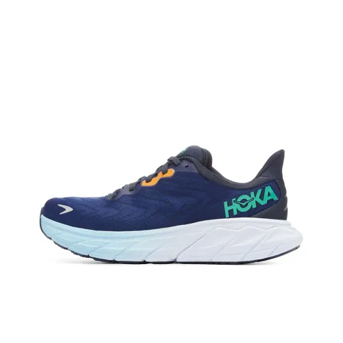 HOKA ONE ONE Arahi 6 Running Shoes Women's Low-Top Blue/White/Orange