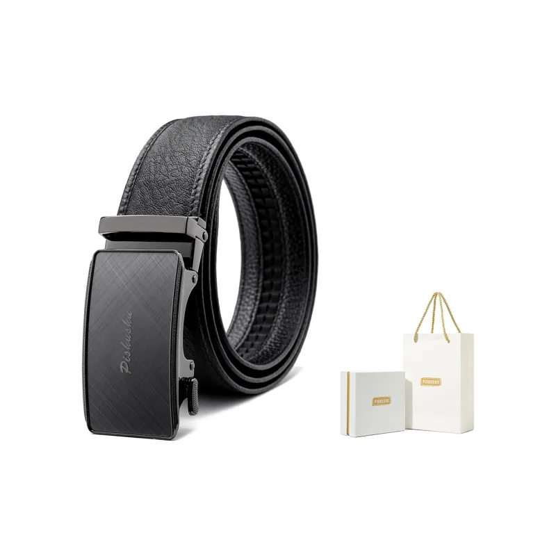 PISHUSHU Leather Belts Men-5