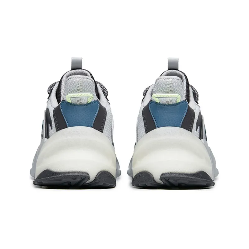 Anta Cushioning Anti-Slip And Wear-Resistant Low-Top Casual Shoes Men's Gray-3