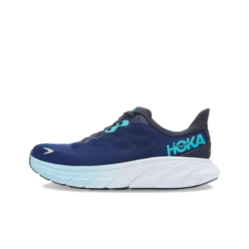 HOKA ONE ONE Arahi 6 Running Shoes Men Low-Top Blue/White