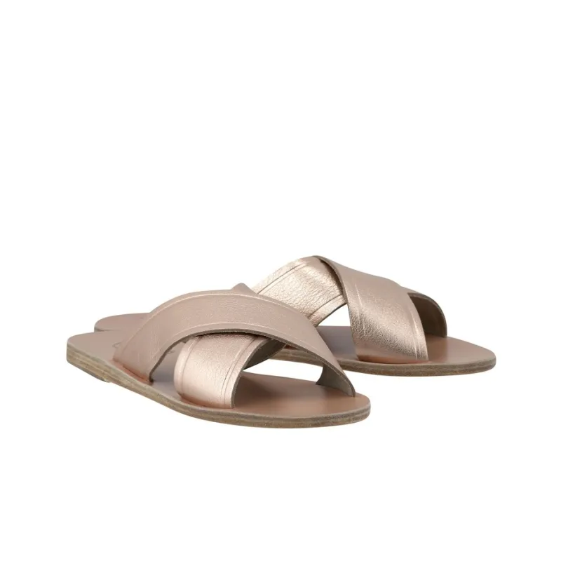ANCIENT GREEK SANDALS Other Quiet Slide Slippers Women's Pink Gold-2
