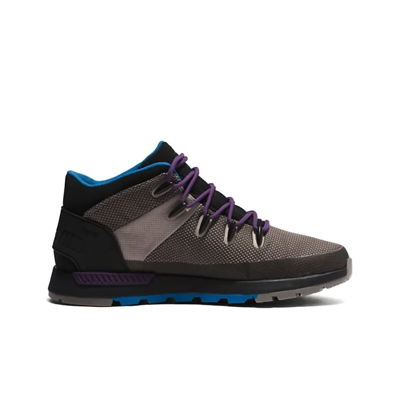 Timberland Sprint Trekker Chukka Durable Breathable Mid-Top Outdoor Shoes Gray Purple-1