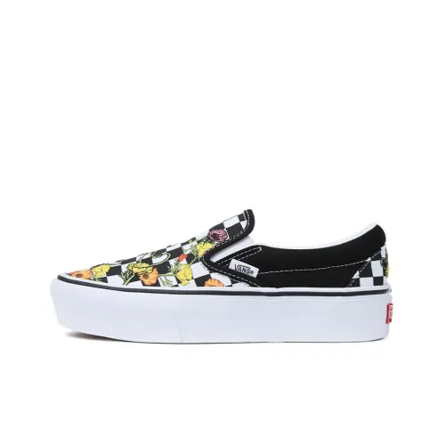 Vans Slip-On Classic Platform 'Poppy Checkerboard'