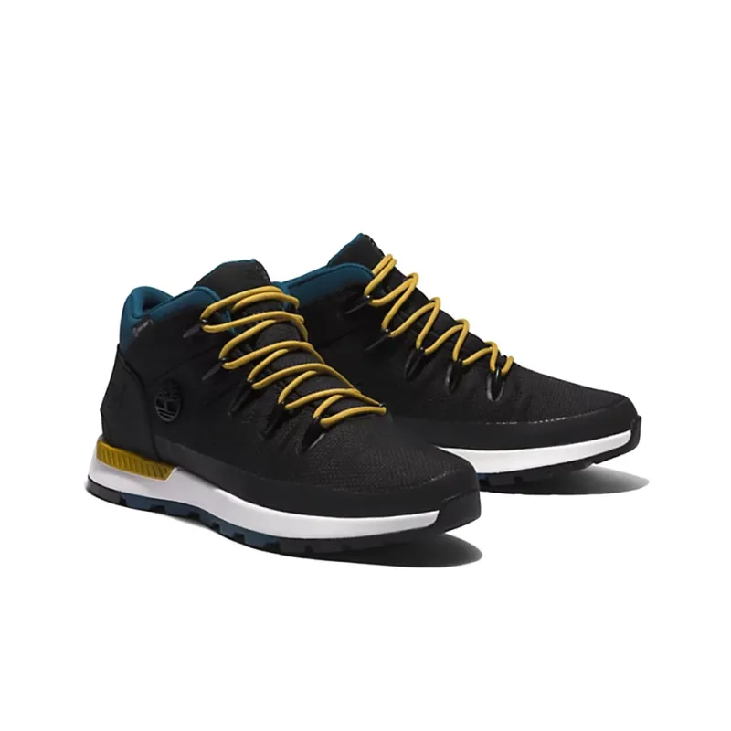 Timberland Sprint Trekker Chukka Anti-Slip And Wear-Resistant Breathable Mid-Top Outdoor Shoes Black Blue-3