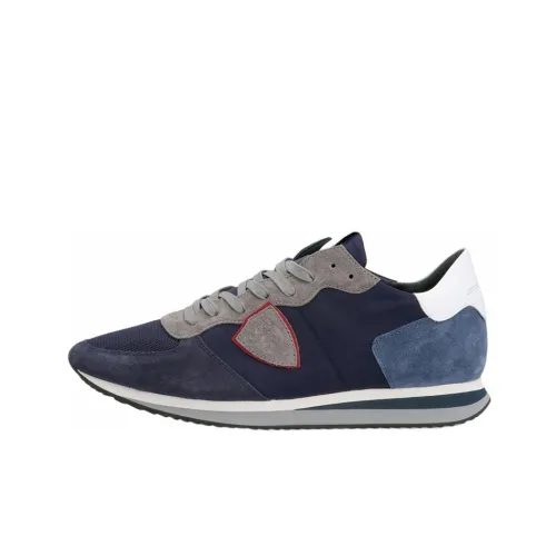 PHILIPPE MODEL Paris Panelled Suede leather Sneakers