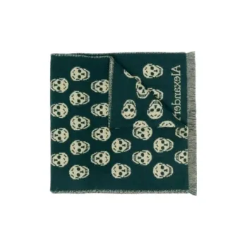 Alexander McQueen Wool Knit Scarves Unisex
