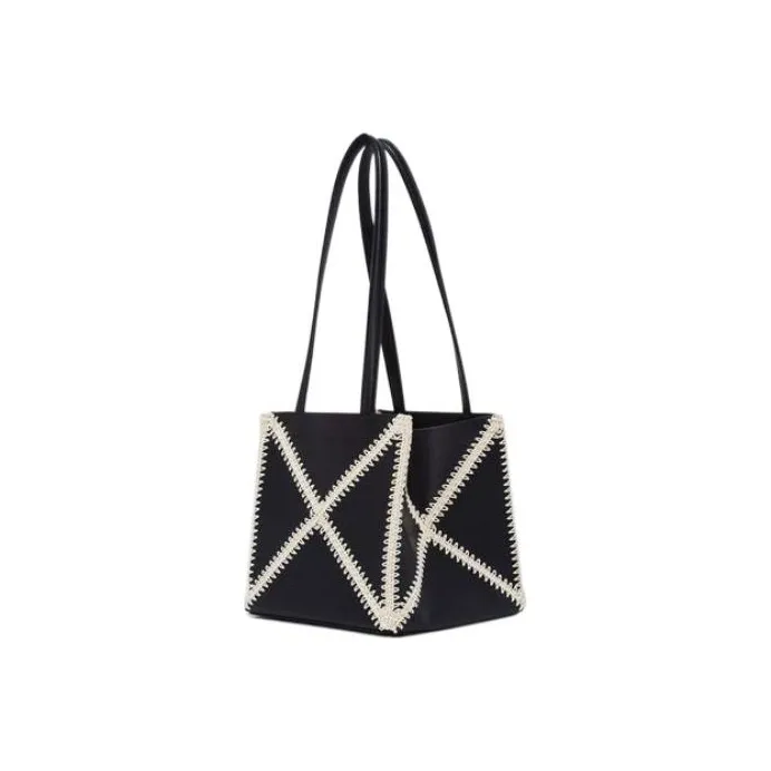 NANUSHKA Leather Tote Bag Shopping Bag Handbag Shoulder Bag Crossbody Bag Women's Black-2