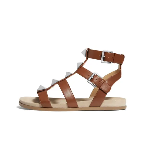 MICHAEL KORS KORS Strap Sandals Women's Brown Silver