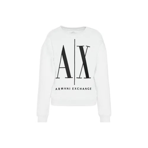 ARMANI EXCHANGE Sweatshirts Women's White