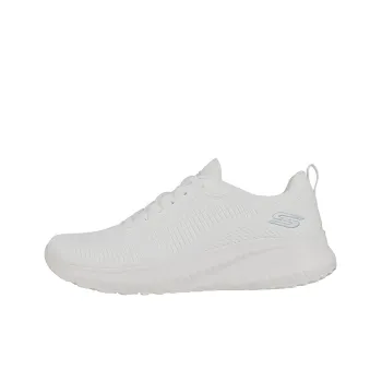 Skechers Bob's Cushioning Anti Slip And Wear Resistant Low Top Casual Shoes Women's All White