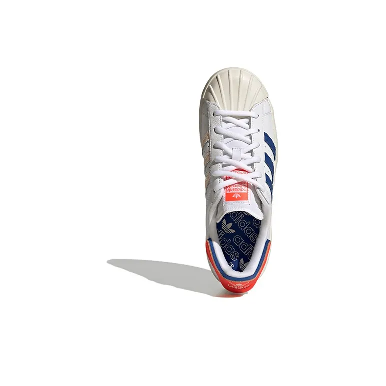 Superstar Women's Adidas Originals Ayoon 'White Solar Red Royal' Women's-4