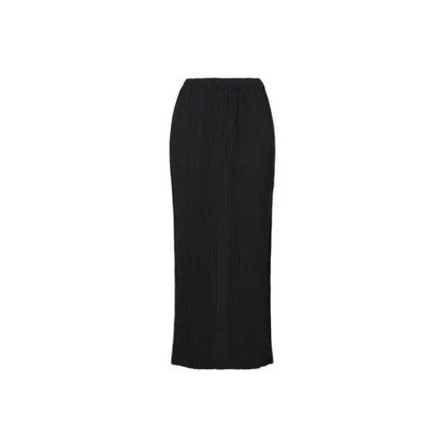 Homme Plisse' ISSEY MIYAKE X ISSEY MIYAKE Casual Long Skirts Women's Black