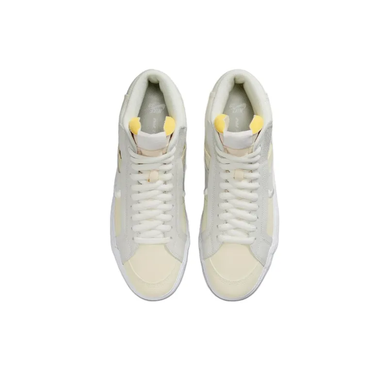 Nike Sb Blazer Mid Warning Label Summit White-3