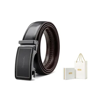 PISHUSHU Leather Belts Men