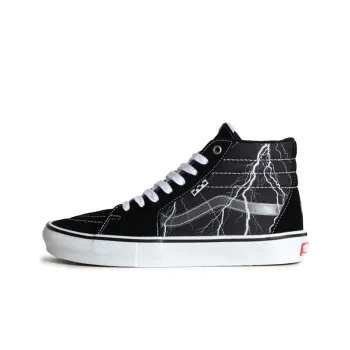 Primitive x Vans SK8 Anti-Slip And Wear-Resistant Lightweight High-Top Skateboard Shoes Unisex Black