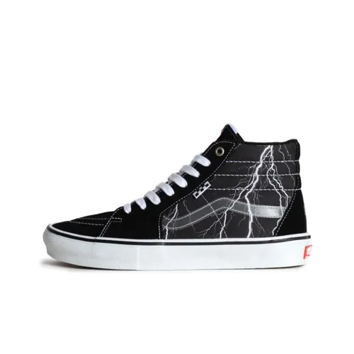 Primitive x Vans SK8 Anti-Slip And Wear-Resistant Lightweight High-Top Skateboard Shoes Unisex Black