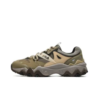 FILA Oakmont 2 Anti Slip And Wear Resistant Lightweight Rebound Low Top Casual Shoes Men's Nightfall Green Cornstalk
