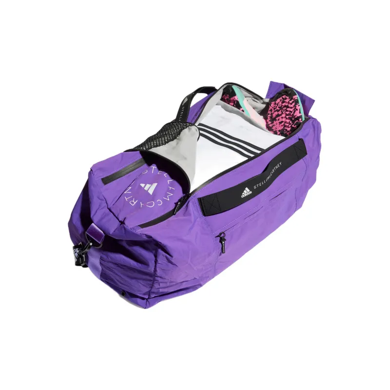 Adidas Recycled Polyamide Travel Bag Yoga Bag Gym Bag Women's Purple-3