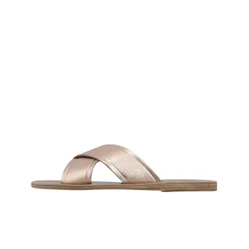 ANCIENT GREEK SANDALS Other Quiet Slide Slippers Women's Pink Gold