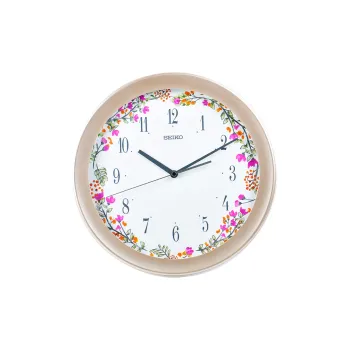 SEIKO Sweeping Seconds Movement Wall Clock Unisex White QXA777P