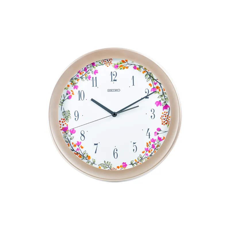 SEIKO Sweeping Seconds Movement Wall Clock Unisex White QXA777P-0