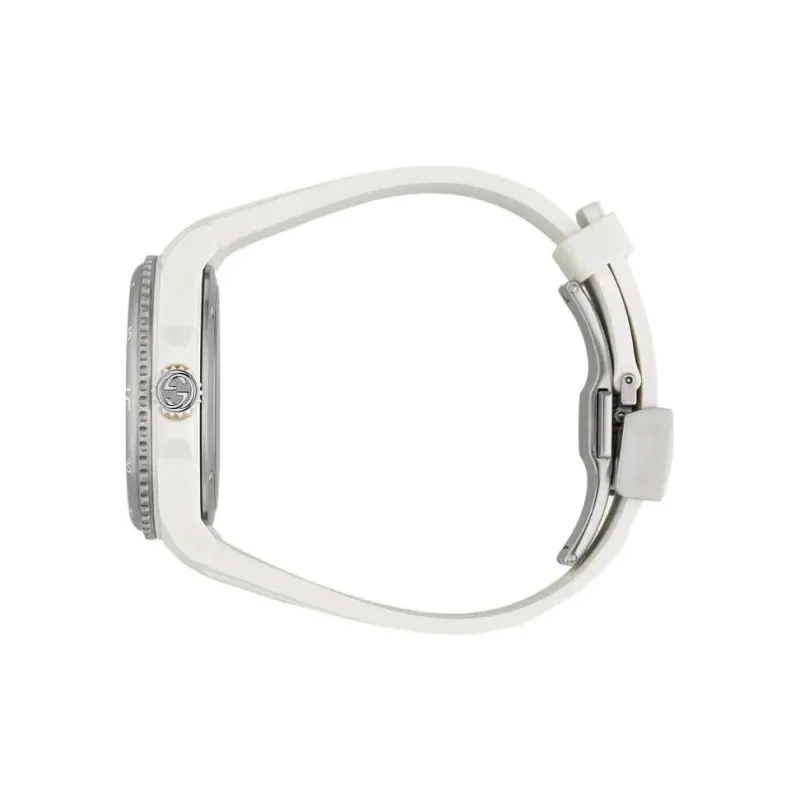 GUCCI Dive Collection Wrist Watch Automatic Mechanical Movement PC Plastic Strap Gray Dial Men's-3