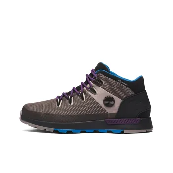Timberland Sprint Trekker Chukka Durable Breathable Mid-Top Outdoor Shoes Gray Purple