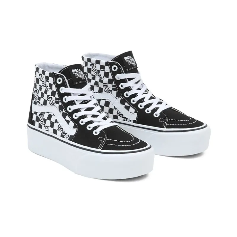 Vans Sk8 Hi Tapered Stackform 'Black White'-2