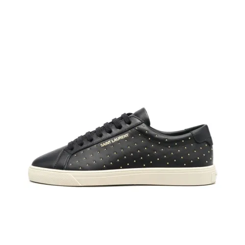 SAINT LAURENT Andy Skateboard Shoes Women's Low-Top Black