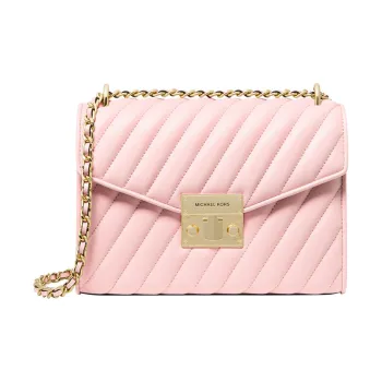 MICHAEL KORS Artificial Leather Shoulder Bag Crossbody Bag Medium Size Women's Cherry Blossom Pink