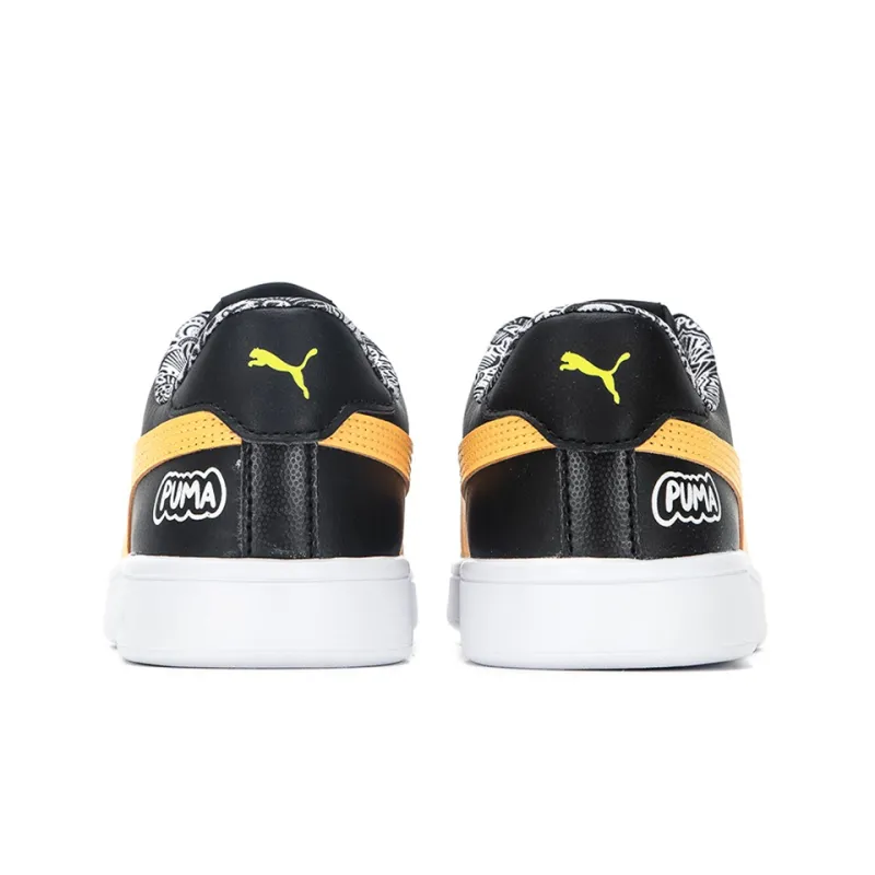 PUMA Smash V2 'Me Happy Black Yellow'-3