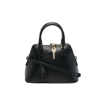 Maison Margiela Leather Shoulder Bag, Crossbody Bag, Handbag Mini Women's Black