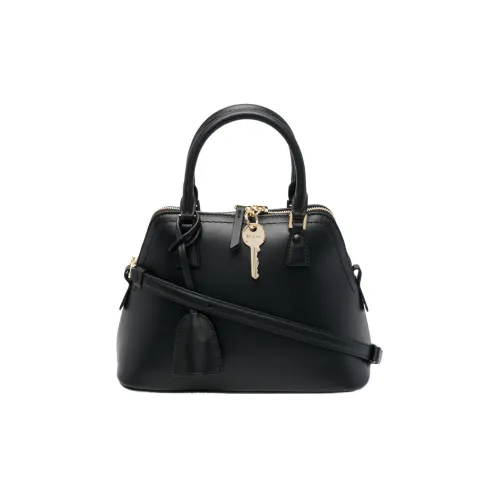 Maison Margiela Leather Shoulder Bag, Crossbody Bag, Handbag Mini Women's Black