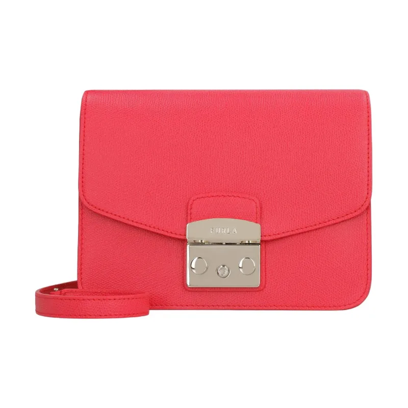 Furla Leather Crossbody Bag, Shoulder Bag Small Size Women's Red-0