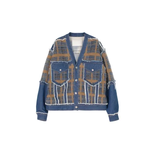 CROQUIS Denim Jackets Unisex 991 Denim Navy Blue