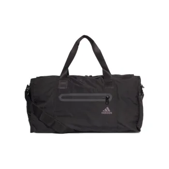 Adidas Polyester Shoulder Bag Crossbody Bag Handbag Large Size Unisex Black