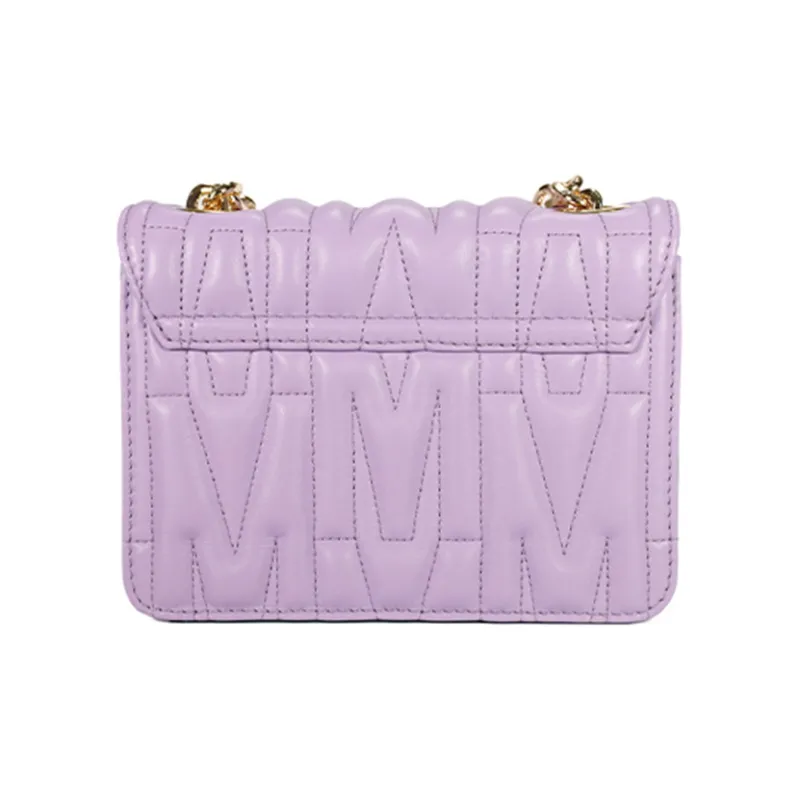 MOSCHINO Sheepskin Crossbody Bag Shoulder Bag Women's Light Purple-1