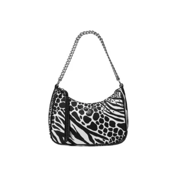 MICHAEL KORS Jet Set Charm Nylon Handbag Small Size Women's