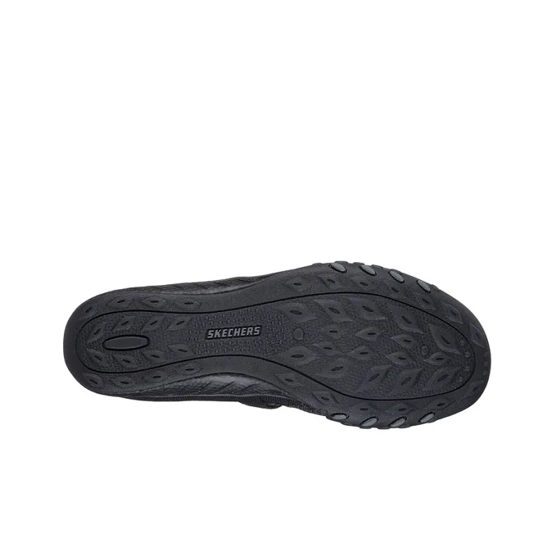 Skechers Breathe-Easy Breathable Lightweight Low-Top Casual Shoes Women's Black-3