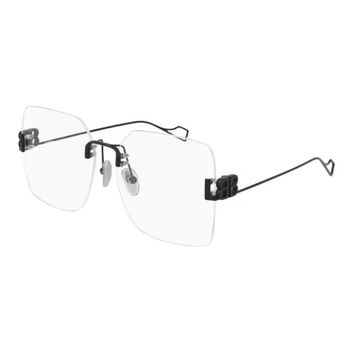 CHANEL 2000s Cc Rimless Rectangle-frame Sunglasses