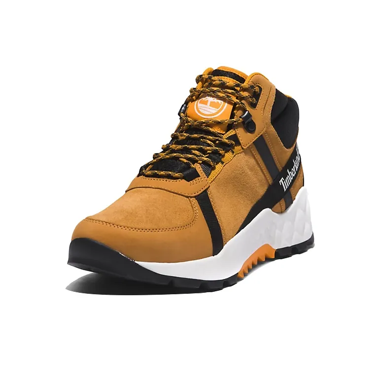 Timberland Solar Wave LT Durable Breathable Mid-Top Outdoor Shoes Brown Black-2