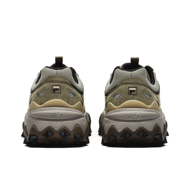 FILA Oakmont 2 Anti-Slip And Wear-Resistant Lightweight Rebound Low-Top Casual Shoes Men's Nightfall Green Cornstalk-3