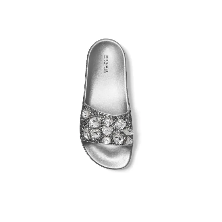 MICHAEL KORS Stylish Sandals Women's Silver-3