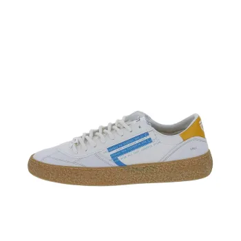 Puraai Stylish Skateboarding Shoes Unisex White Yellow Blue