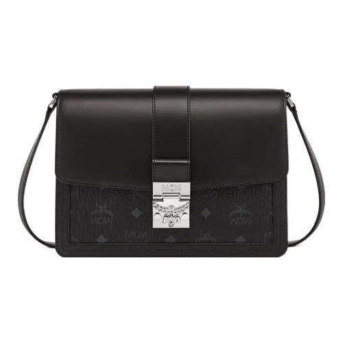 MCM Tracy Visetos Shoulder Bags