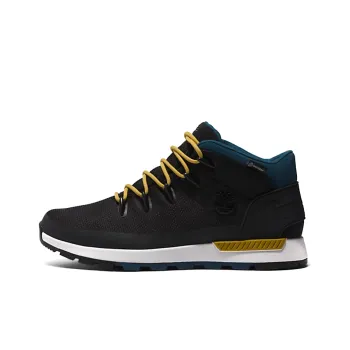 Timberland Sprint Trekker Chukka Anti-Slip And Wear-Resistant Breathable Mid-Top Outdoor Shoes Black Blue