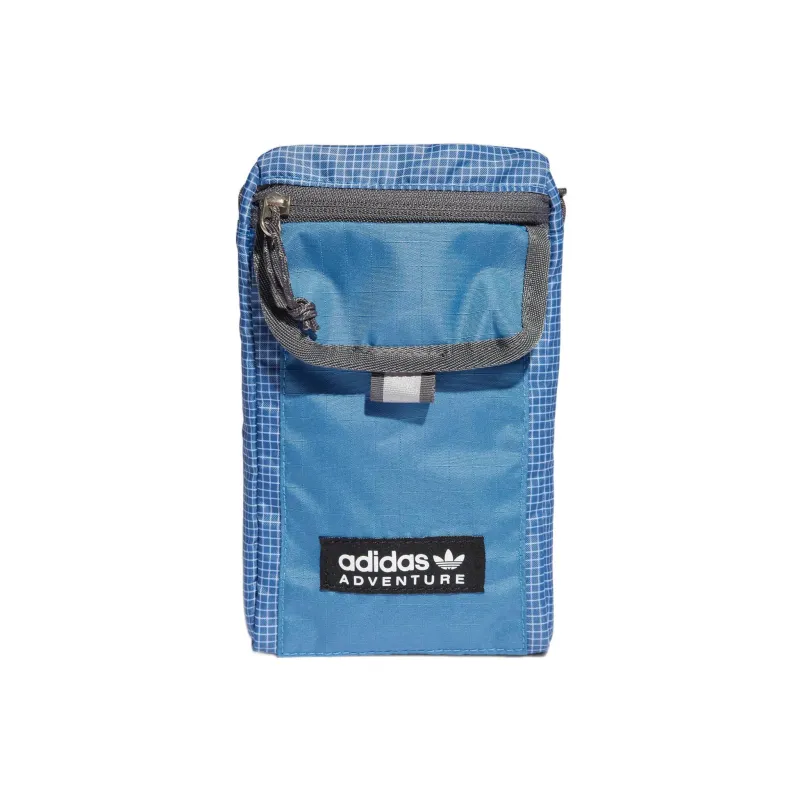 Adidas Originals Recycled Polyester Sports Bag, Cell Phone Pouch, Shoulder Bag, Crossbody Bag Unisex Blue-0